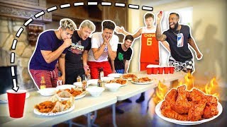 2HYPE Extreme HOT WINGS Cup Pong [upl. by Ydnolem]