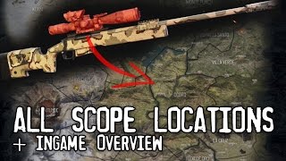 Ghost Recon Wildlands  ALL SNIPER SCOPE LOCATIONS  OVERVIEW [upl. by Arob749]