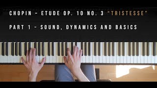 Chopin Op 10 No 3 in E Major Tutorial The Basics  quotTristessequot [upl. by Boggs275]