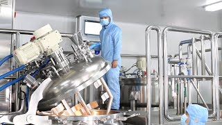 Production of Cosmetic Creams amp Lotions  IKA [upl. by Ahsitam419]