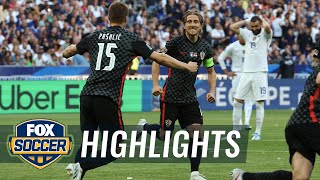 France vs Croatia Highlights  UEFA Nations League  FOX SOCCER [upl. by Anerom]