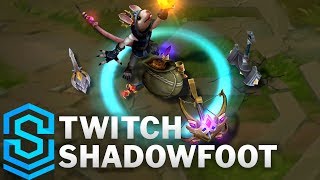 Twitch Shadowfoot Skin Spotlight  League of Legends [upl. by Aneis396]