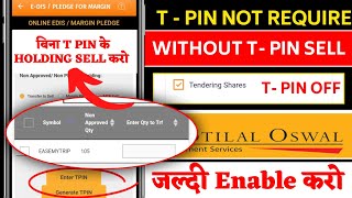 Holding Sell Without Generate T  Pin  Mo Investor App 2024 [upl. by Dyolf558]