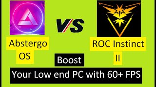 Phoenix OS best version for low end PC FreeFire  ROC Instinct 2 vs Abstergo OS  Best vs Best [upl. by Andres859]