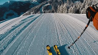 GoPro POV Relaxing Skiing [upl. by Boudreaux]