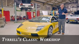 Lamborghini 350GT Murcielago and the Bizzarrini V12  Tyrrells Classic Workshop [upl. by Joed]