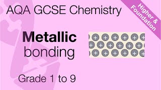 AQA GCSE Chemistry Metallic bonding  Structure and properties [upl. by Hintze]