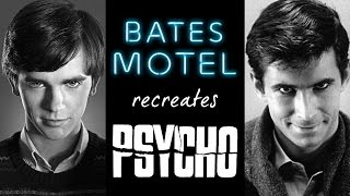 BATES MOTEL recreates PSYCHO  complete references [upl. by Navoj]