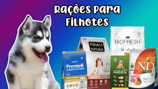 MELHORES Rações para FILHOTES  Cachorros [upl. by Ailsa897]