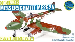 COBI 5543 Messerschmitt ME 262A  Speed Build Review [upl. by Dalohcin18]