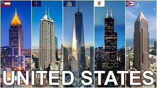 Tallest Buildings in Each US State [upl. by Carolan]