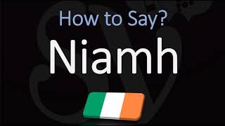 How to Pronounce Niamh CORRECTLY Irish Names Pronunciation [upl. by Stefan]