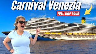 Carnival Venezia FULL Ship Tour Carnivals NEWEST Ship [upl. by Eivlys]