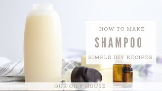 How to Make All Natural Shampoo  Simple Recipe using Essential Oils [upl. by Ambrosio]