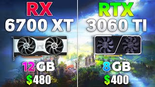 RX 6700 XT vs RTX 3060 Ti Test in 10 Games [upl. by Werby644]