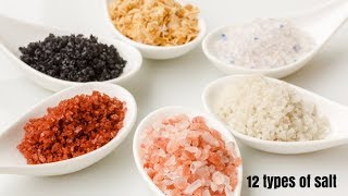 Know the 12 TYPES OF SALT and each uses [upl. by Gilder]