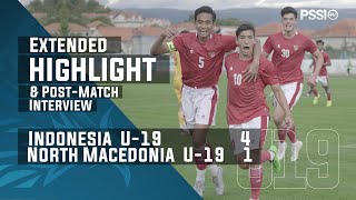 U19 International Friendly Match  Indonesia 4  1 North Macedonia with PostMatch Interview [upl. by Krug]