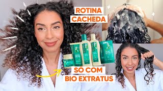 ROTINA CAPILAR COMPLETA COM BIO EXTRATUS CACHOS E CREPOS  JULIANA LOUISE [upl. by Naihtniroc613]