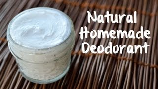 How to Make Natural Deodorant 3 ingredients [upl. by Vanna762]