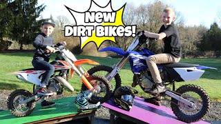 MX Long Jump Challenge NEW Dirt bikes [upl. by Airdnax]