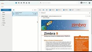 Zimbra 9s Modern UI Updates [upl. by Burch]