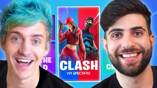 The Fortnite CLASH Mode with Ninja [upl. by Dinse]