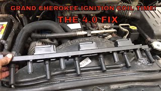 How To Replace Ignition Coil 40 19992004 Jeep Grand Cherokee [upl. by Anna-Diane]