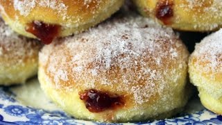 Pączki  Polish Jelly Donuts  Oven Baked Doughnuts [upl. by Ttegdirb]