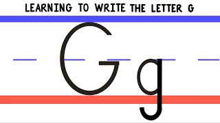 Write the Letter G  ABC Writing for Kids  Alphabet Handwriting by 123ABCtv [upl. by Amir]