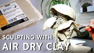 Sculpting with Air Dry Clay Tips and Materials [upl. by Narbig]