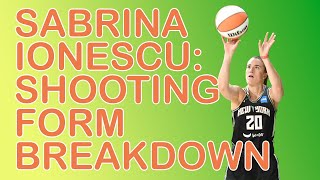 Sabrina Ionescu 3 Point Shooting Form [upl. by Joacimah384]