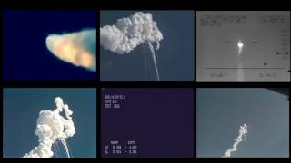 STS51L Challenger  Multi Angle Launch Footage [upl. by Strephonn]