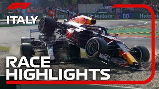 Race Highlights  2021 Italian Grand Prix [upl. by Kenwood]