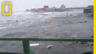 Watch Deadly Tsunami Hits Greenland  National Geographic [upl. by Dorene]