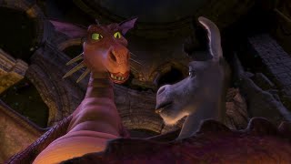 Shrek Quadrilogy  All Dragon Scenes [upl. by Edythe94]