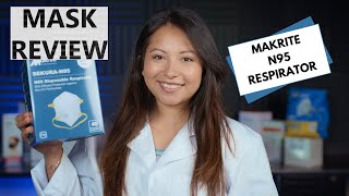 Makrite N95 Respirator Amazon Mask Review Using NIOSH N95 Testing Standard [upl. by Nemajneb359]