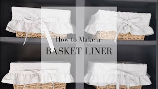 How to Make a Basket Liner [upl. by Eliam720]