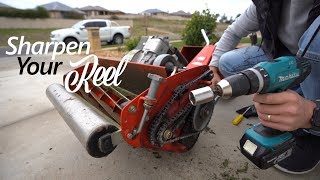 How To Back Lap Your Reel Mower [upl. by Ardnusal]