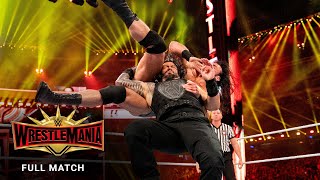 FULL MATCH  Roman Reigns vs Drew McIntyre WrestleMania 35 [upl. by Ritch]