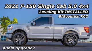 Leveling my 2021 F150 single cab PART 4 [upl. by Netram]