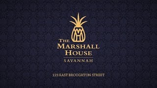 The Marshall House  Historic Savannah Georgia  Tour Video Network [upl. by Tannen980]