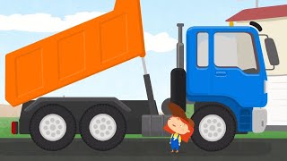 Doctor McWheelie English and a broken truck for kids Car cartoons for kids in English [upl. by Alleunam897]