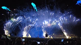 Madeira FIREWORKS 2024  Full Show  View from Praça do Povo Funchal [upl. by Llen]