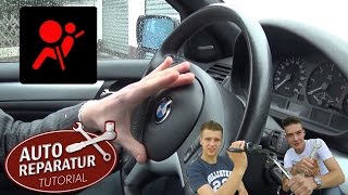 Airbag ausbauen  Sportlenkrad ausbauen  BMW E36 E46 E39 X3 X5  DIY Tutorial [upl. by Okikuy348]