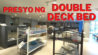 PRESYO NG DOUBLE DECK BED SA MANDAUEFOAM [upl. by Ialohcin]