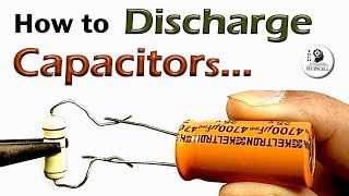 How to Discharge Capacitor safely with resistor [upl. by Yelsek]