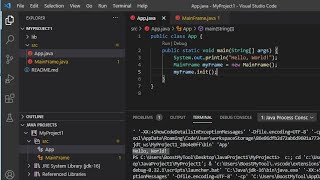 Create Java Project with Visual Studio Code 2021 [upl. by Witt]