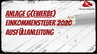 Anlage G Gewerbe  Eine Ausfüllanleitung [upl. by Yllek481]