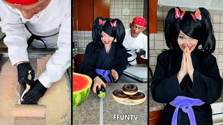 Random Ice Cream Challenge  Chocolate VS Fruits By FFUNTV [upl. by Rufford]