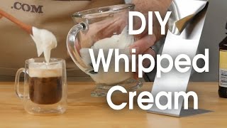 DIY whipped cream in 60 seconds [upl. by Inesita478]